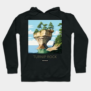 Turnip Rock, Michigan Hoodie